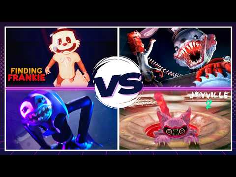 Joyville 2 vs Finding Frankie: ALL Jumpscare Showdown