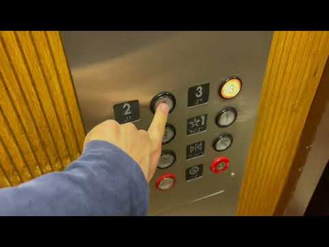 AMAZING!! Partly Modded Old Otis Traction Elevator at Anderson County Courthouse in Palestine, TX.