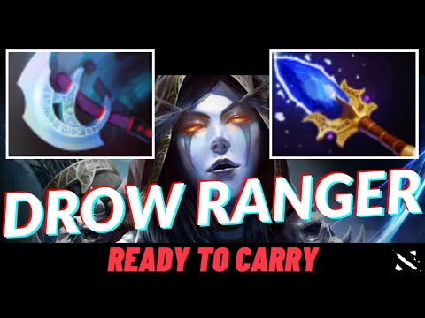 DROW RANGER 7.29c | SIEGING MODE : MANTA STYLE + AGHANIM'S SCEPTER | READY TO CARRY