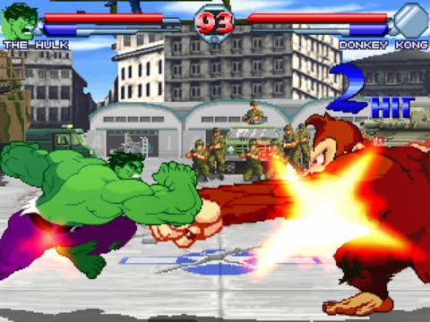 Savage Hulk vs Donkey Kong