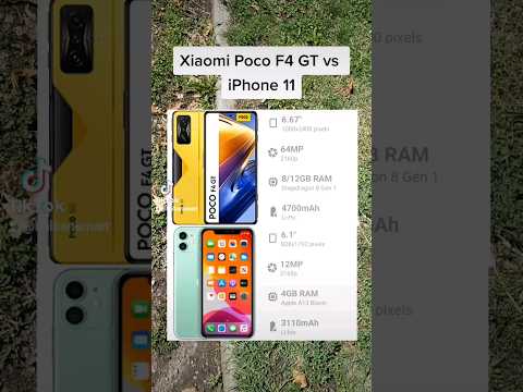 Xiaomi Poco F4 GT vs Apple iPhone 11