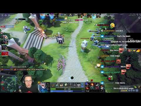 Waga's Next Level Micro Skill on Meepo 7.33