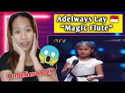 Adelways Lay - The Magic Flute | Blind Auditions | The Voice Kids Indonesia | REACTION 🇵🇭