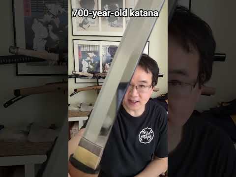 would you believe this #katana is 700 years old?