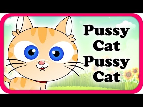 Pussy Cat Pussy Cat Lyrical Video | English Nursery Rhymes Full Lyrics For Kids & Children
