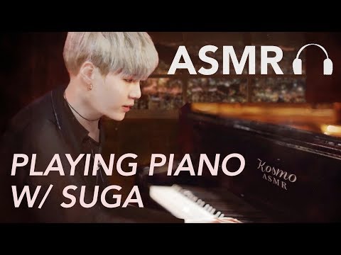Playing piano with Yoongi 🎹 BTS ASMR (for sleep/relaxation)
