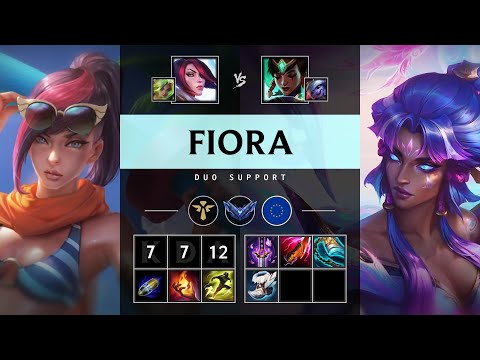 Fiora Support vs Karma - EUW Diamond Patch 25.13