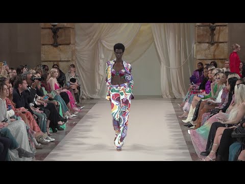 NYFW Fall 2023:  PatBO is a Colorful Mix of Rock 'n' Roll Meets '90s Supermodel