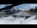 SOHR Camera Captures Trucks Carrying Crude Oil At Um Jeloud Crossing In West Manbij Countryside