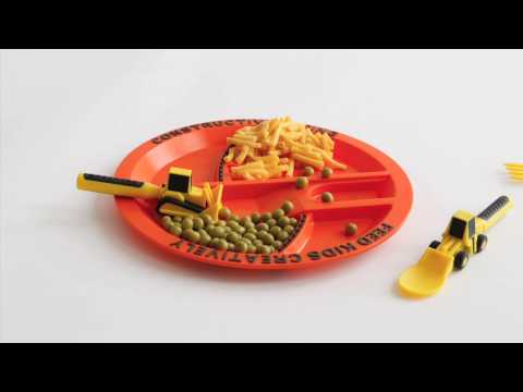 Construction Plate & Utensils