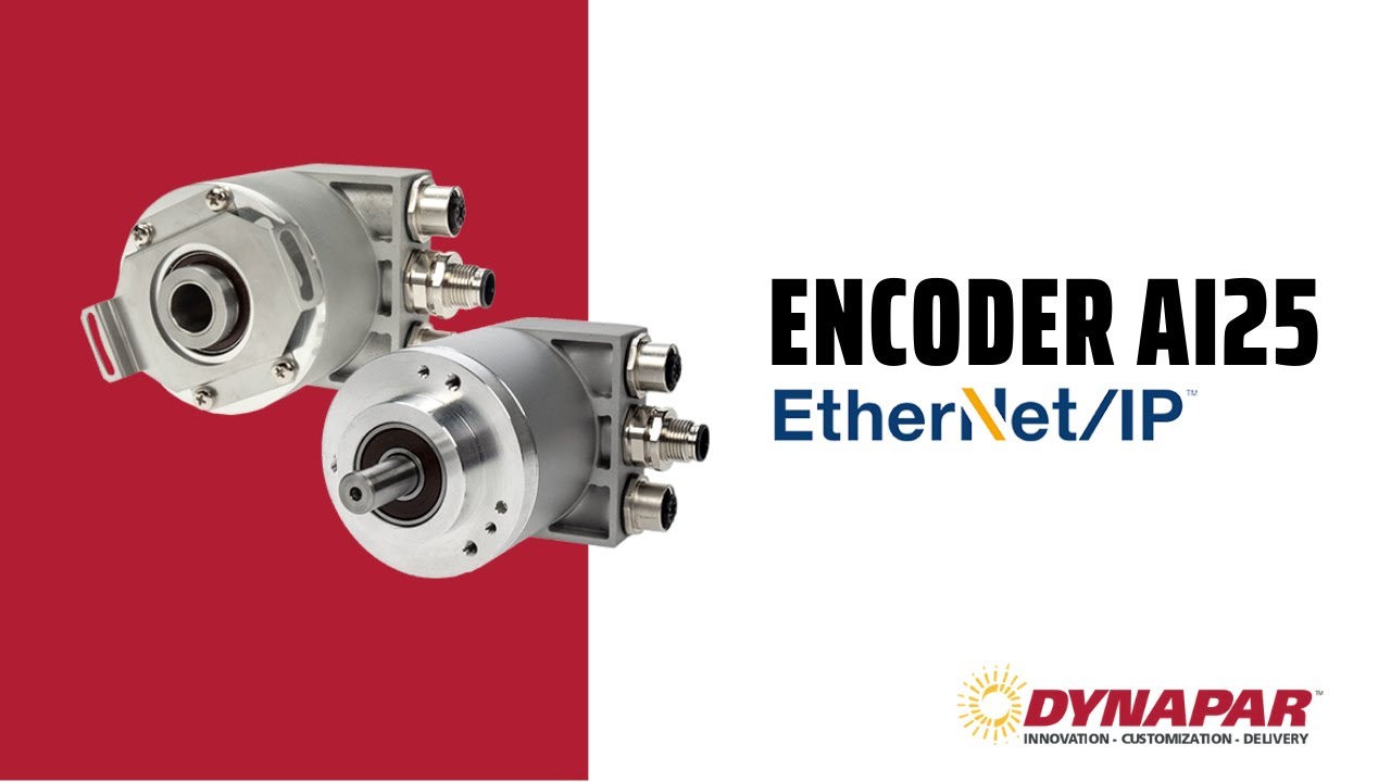 Encoder AI25 EtherNet/IP - Dynapar - Integração à plataforma Studio 5000