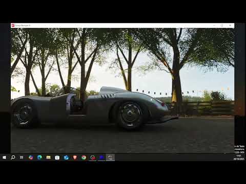 Porshe 718 RS 1960, Forza Horizon 4, game and live obs pc i5 4460 12gb  r7 370 4gb