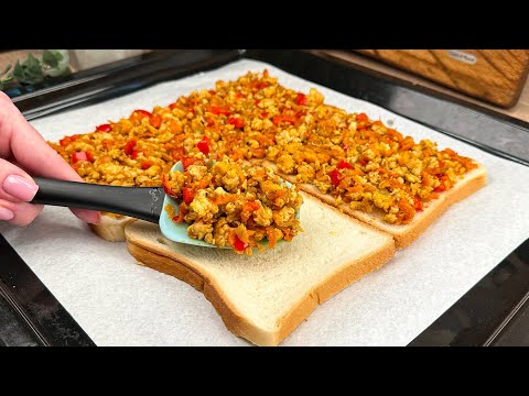 💯 Do you have bread and some minced meat? A hearty dinner for the whole family!