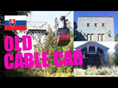 ANTIGO TELEFÉRICO ALTO TATRAS ESLOVÁQUIA STARA VISUTA LANOVKA TATRANSKA LOMNICA SKALNATE PLESO