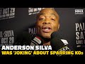 Anderson Silva Says He Was 'Joking' About Sparring KOs | Paul vs. Silva | MMA Fighting
