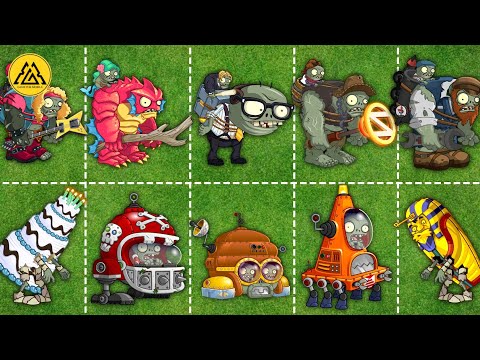 Pvz 2 Battlez - Robo Cone Zombie Vs Mecha Football Zombie and other zombies