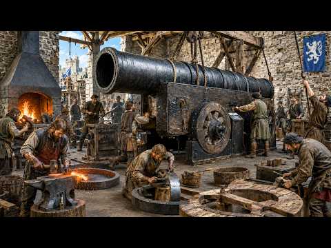 Inside Mons Meg: The Giant Bombard That Smashed Scottish Castles in 1455 (Full Process)
