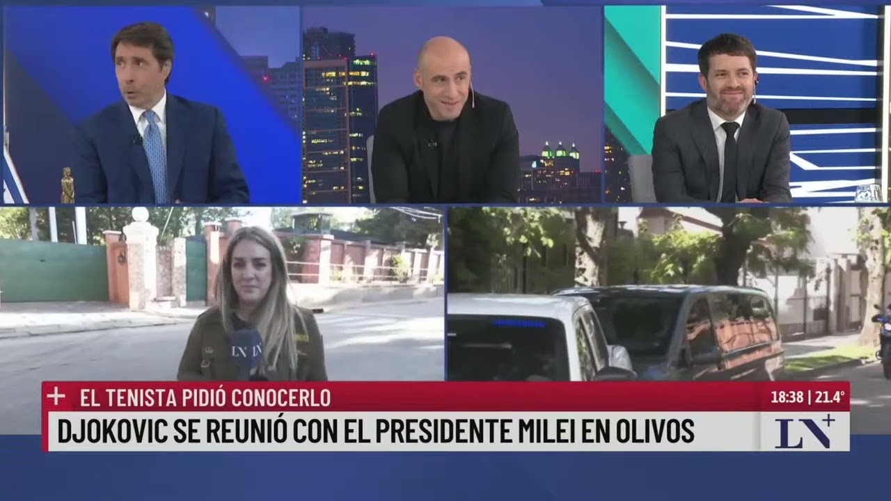 Djokovic se reunió con el presidente Milei en Olivos: el tenista pidió conocerlo