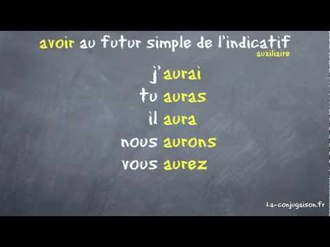 avoir au futur simple de l'indicatif - La-conjugaison.fr