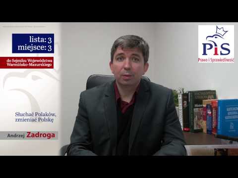 AndrzejZadroga spot sejmik