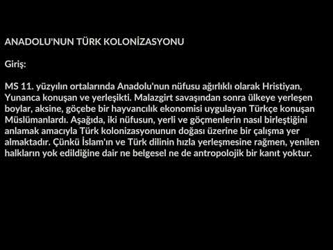 , title : 'Anadolu'nun Türk Kolonizasyonu - W. C. Brice'