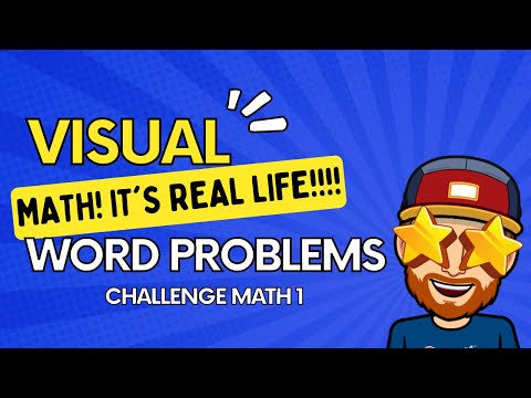 Math Olympiad Type Questions - Visual Word Problems - Real World Math Problems #1