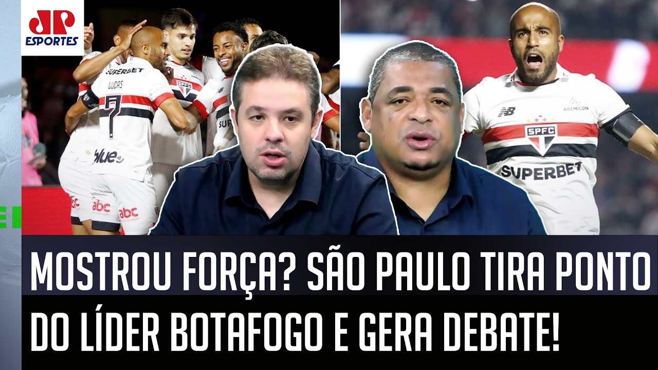 "ESSA É A GRANDE QUESTÃO! Mas, pra mim, o São Paulo TEM SIM FORÇA para..." OLHA ESSE DEBATE!