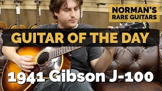 Video thumbnail for Guitar of the Day: 1941 Gibson J-100 | Norman's Rare Guitars by Normans Rare Guitars