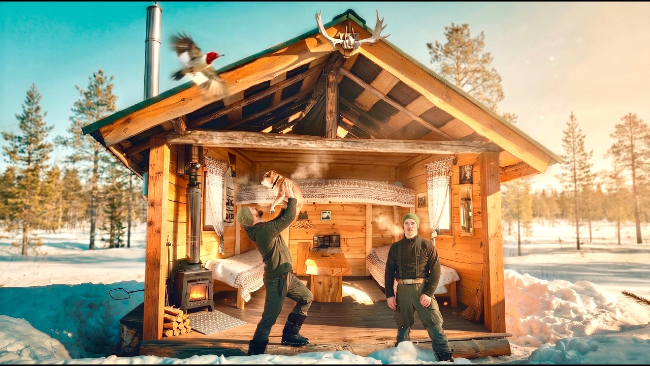 ДОМ ЛЕСНИКА СПУСТЯ 3 ГОДА | Что стало с домом в лесу, который мы построили свои