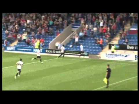 Paddy Madden's goal for Scunthorpe against Chesterfield - September 2014
