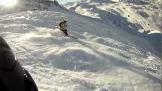 preview picture of video 'making of ski La plagne gopro'