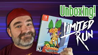 Unboxing Limited Run Games Shantae and the Seven Sirens Collectors Edition!