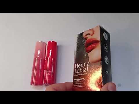 HENNA LABIAL SÉRUM COR VERMELHA MAKIAJ 3 ML