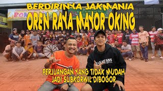 Download lagu Berdirinya Oren Raya Mayor Oking 'Bukan Hal Mudah Menjadi Subkorwil Dibogor' #orangekotahujan mp3