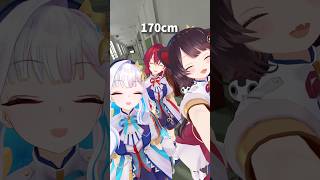【158〜162cm】さんばかでHow tall are you?👑⚖️🍹【戌亥とこ/にじさんじ】　#shorts