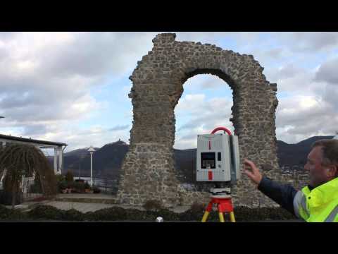 Zum Aufmaß zum Rolandsbogen am Rhein