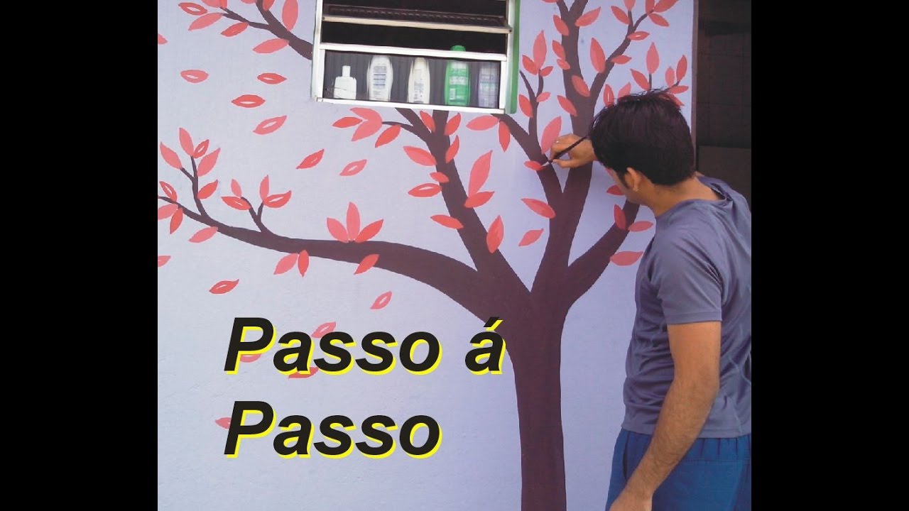 Watch Now Como pintar uma árvore decorativa - passo a passo Como pintar uma árvore decorativa - passo a passo