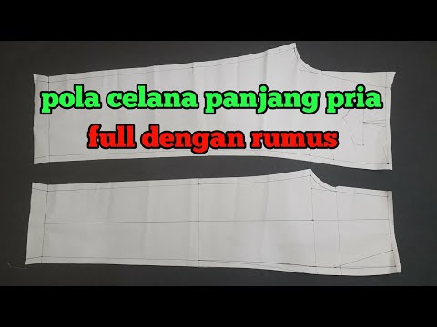 how to make a pattern for men's trousers