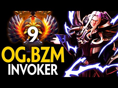 EPIC TOP 9 EUROPE OG.BZM INVOKER AMAZING GAMEPLAY | Dota 2 Invoker