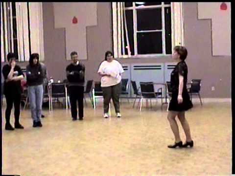 Carole Landry doing the Jig at the "Y" Montreal 2004
