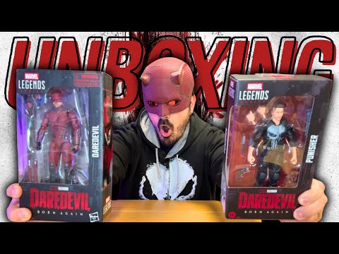 Very cool and affordable! 👌 The MARVEL LEGENDS Daredevil and Punisher figures from Daredevil Born...
