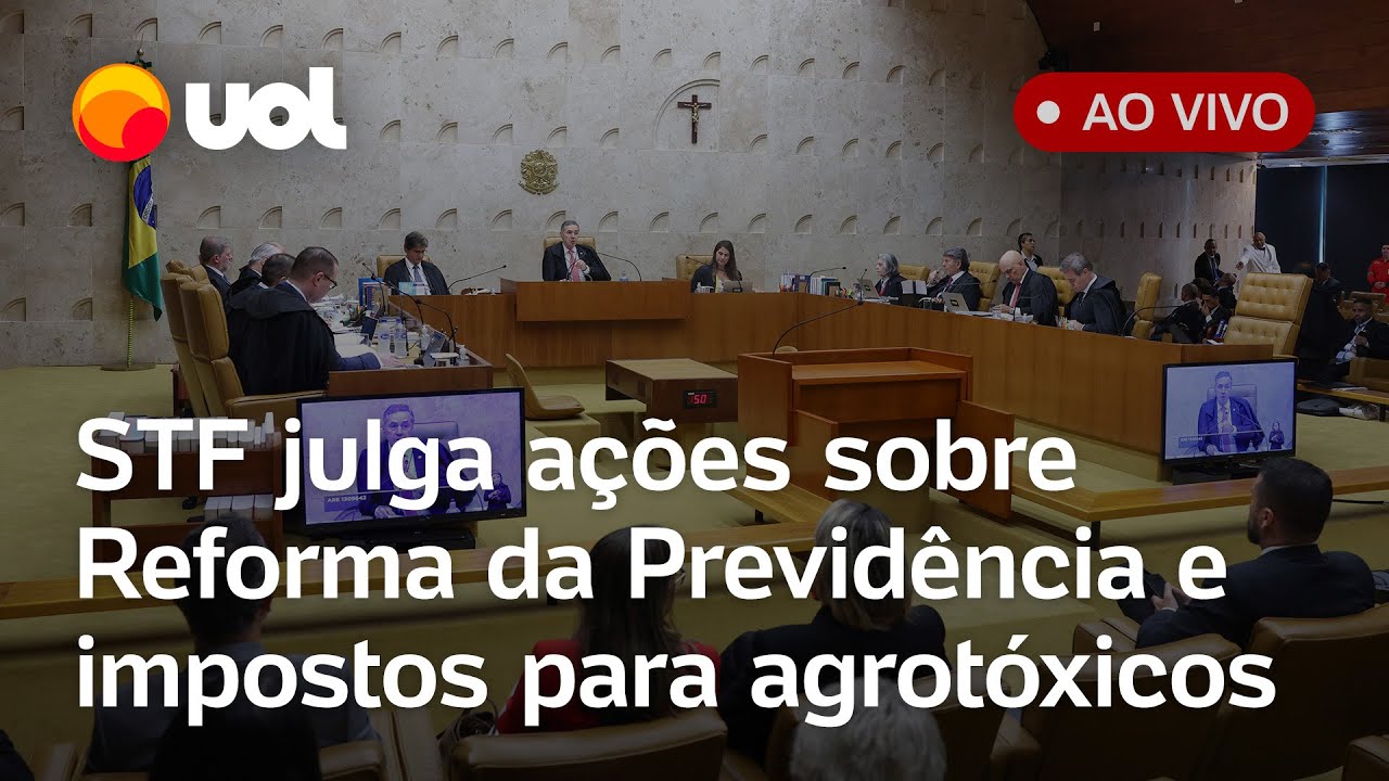 STF julga ações que questionam isenção de impostos para agrotóxicos, alterações na Previdência e+