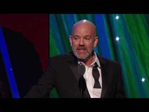 Michael Stipe of R.E.M. Inducts Nirvana at the 2014 Rock & Roll Hall of Fame Induction Ceremony