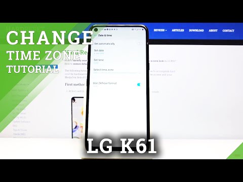 How to Change Date and Time in LG K61 – Set Time and Date