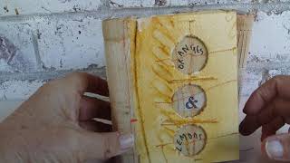 Oranges and Lemons 3 delish handmade books