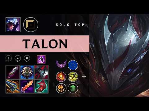 Talon Top vs Renekton - EUW Master Patch 26.03