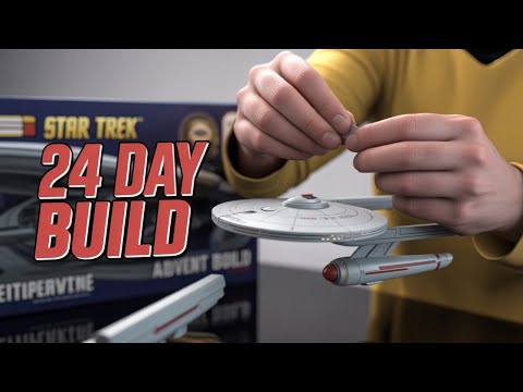 I Built the Star Trek Enterprise D Advent Calendar!