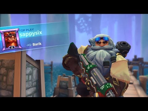 Paladins Top Play: Barik's last game with hitscan turrets