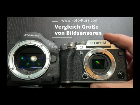 Fotokurs Grundlagen: Bildsensor Sensorgröße - https://www.foto-kurs.com/