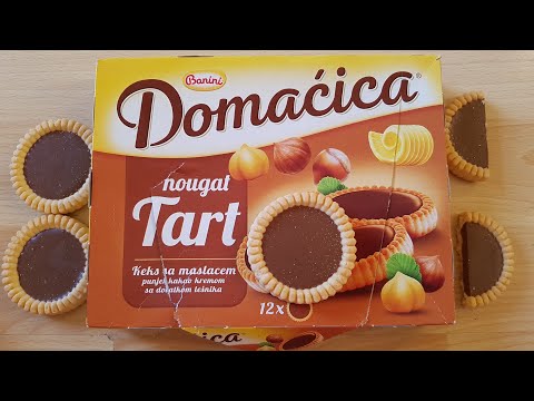 Banini Domacica Nougat Tart, Biscuit With Butter Filled With Cocoa Cream With Hazelnuts, From Serbia